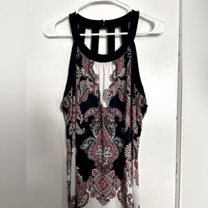 INC paisley tank blouse